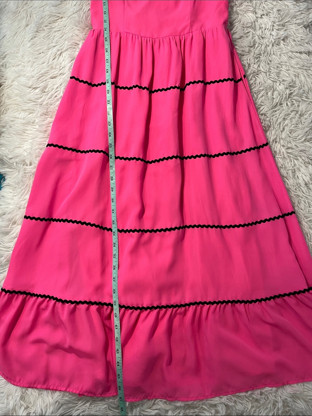 TCEC Ric Rac Midi Dress Size Small - Picture 4 of 7